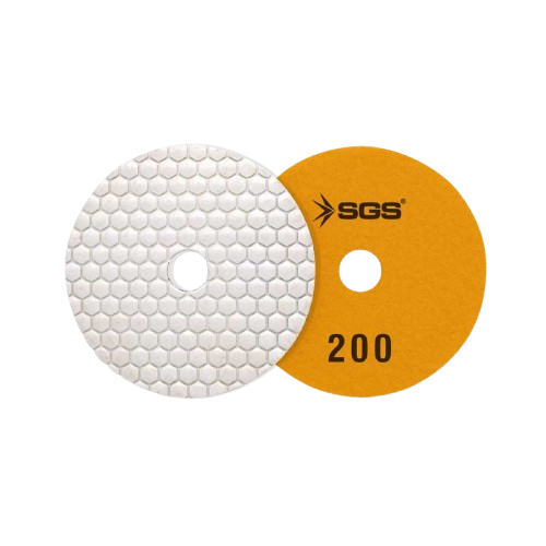 SGS ELMAS POLİSAJ PEDİ 100 MM 200 KUM KURU-DRY